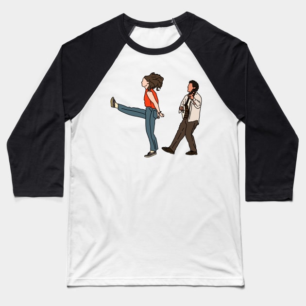 Dance for Me, Mountain Girl Baseball T-Shirt by lyndsiemark